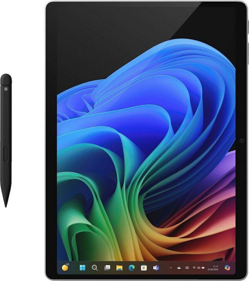 Microsoft Surface Pro 11. Edition (Intel) Copilot+ PC for Business Platin, 13" Touch, Intel U5, 16GB RAM, 256GB SSD, W11 Pro